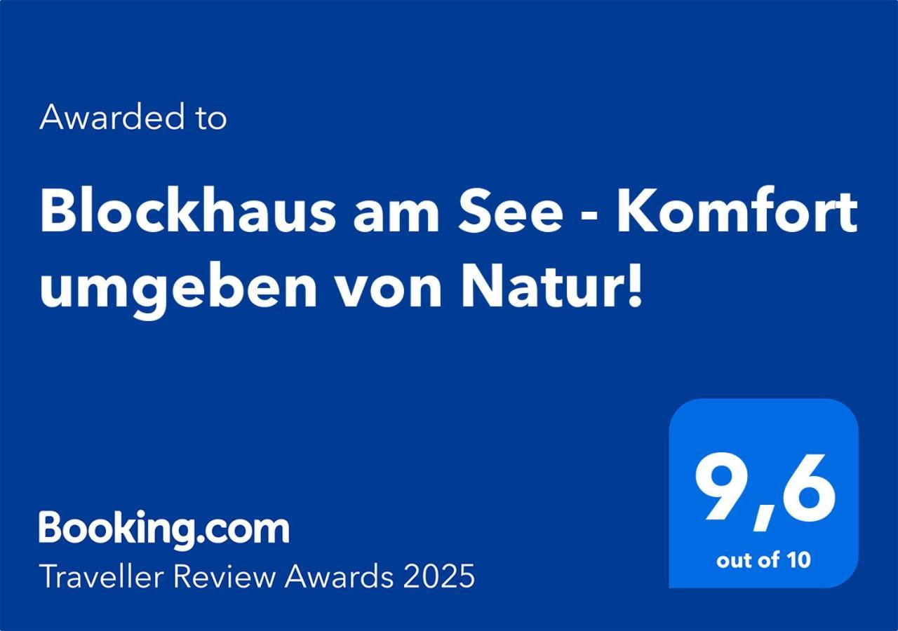 Blockhaus Am See - Komfort Umgeben Von Natur! Nalden Zewnętrze zdjęcie